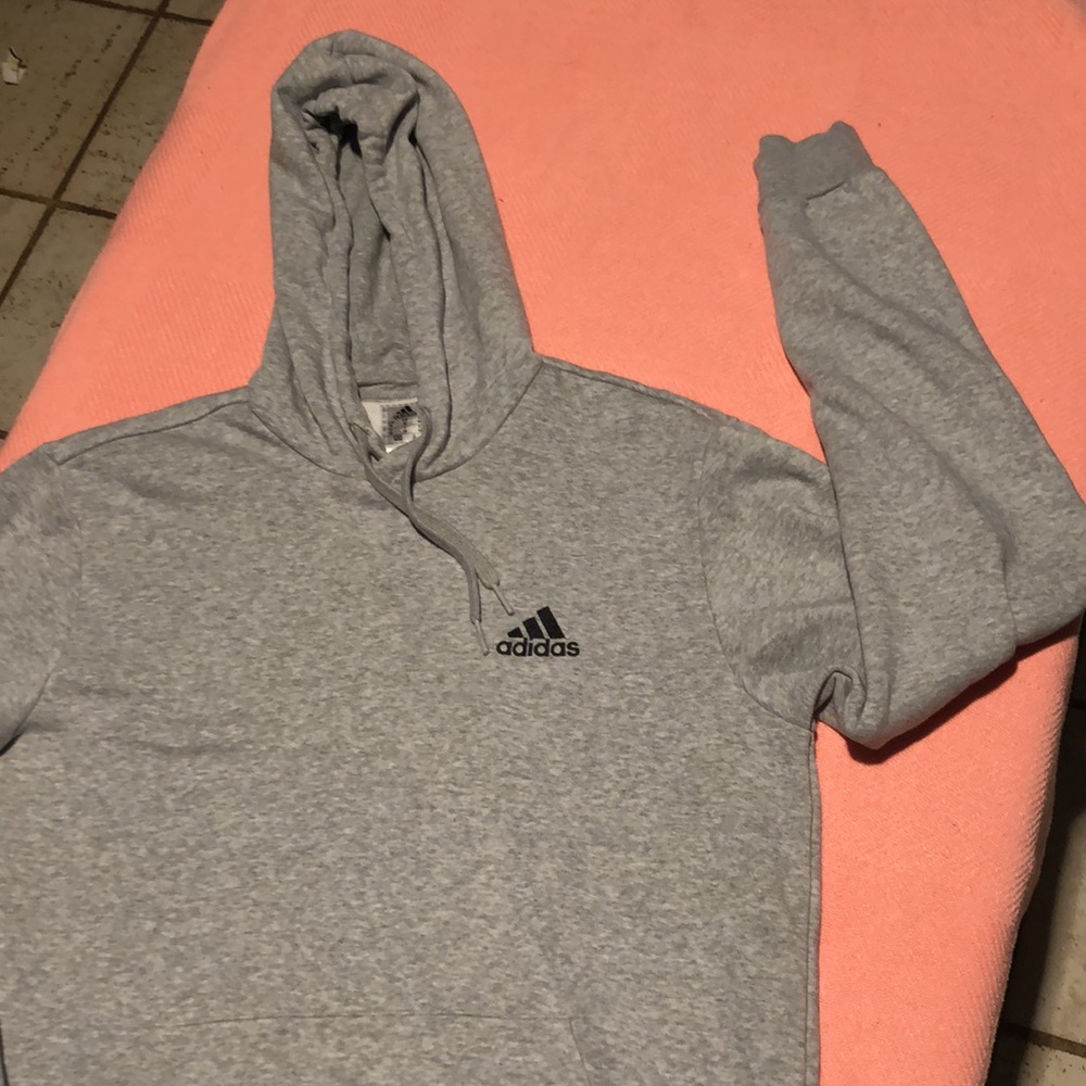 ⬇️⭐️ adidas Men’s Athletic Drawstring Hooded Sweatshirt - Picture 8 of 9
